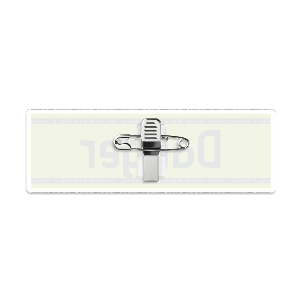 Danger イメージ アクリルバッジ