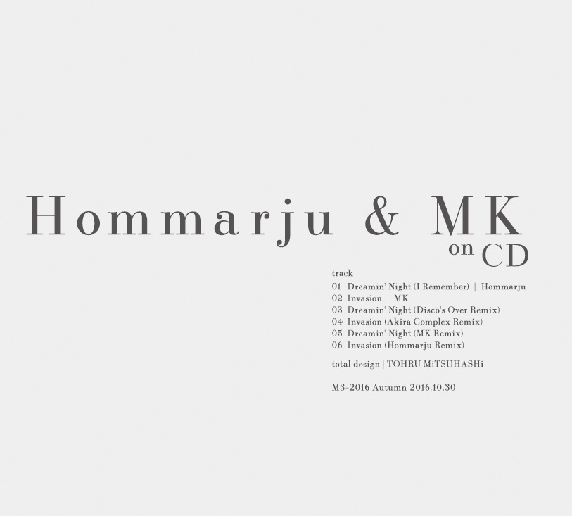 Hommarju & MK on CD