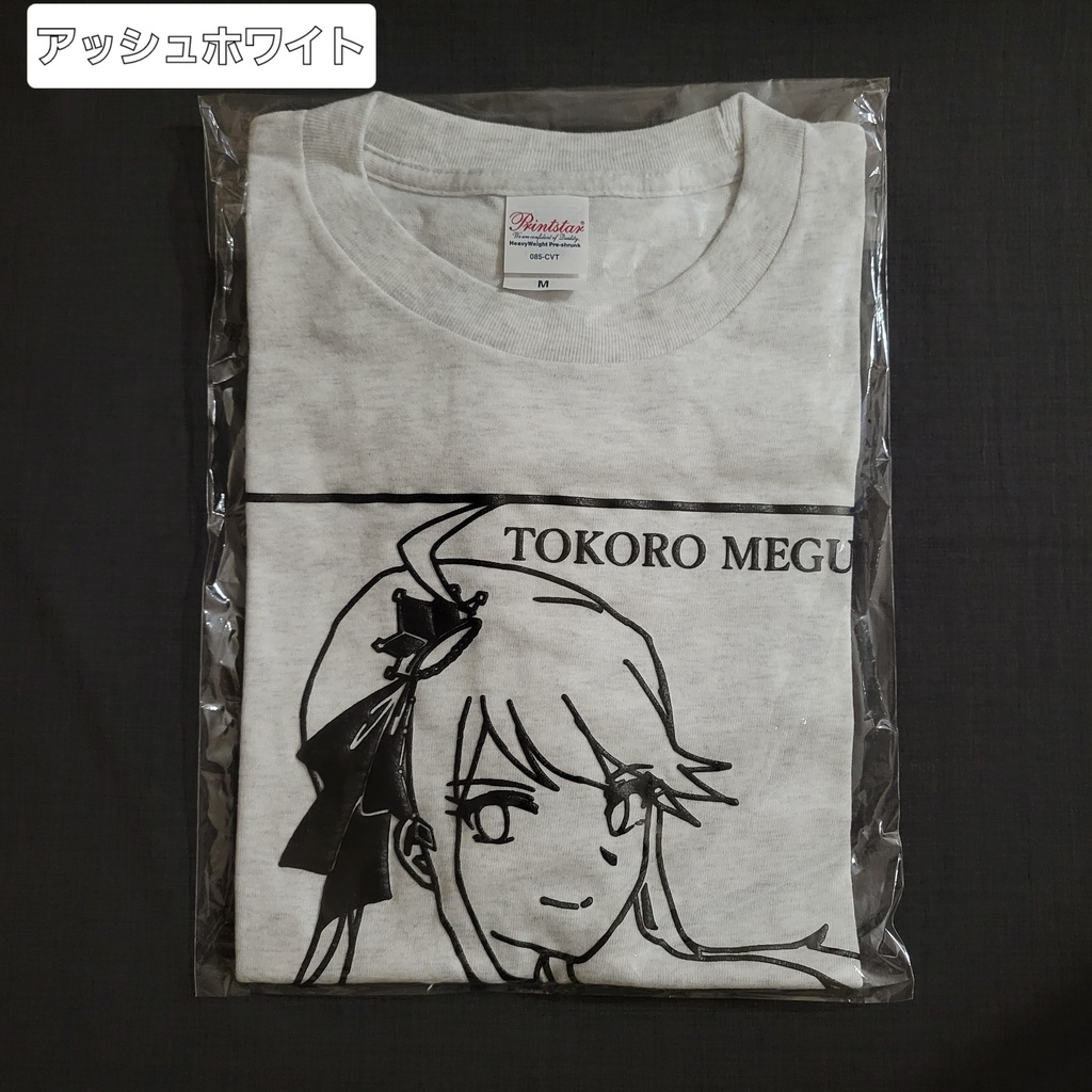 所恵美アウトラインデザインTシャツ