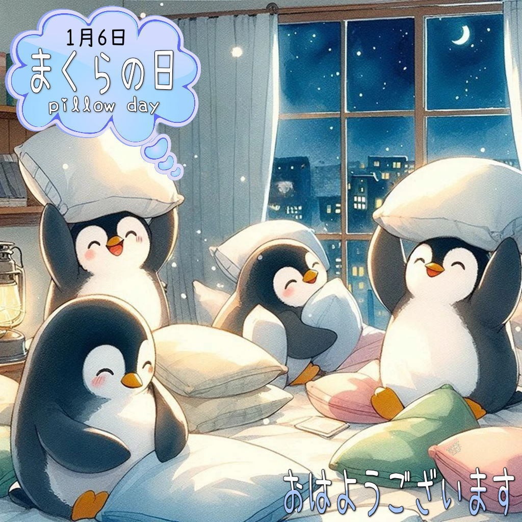 2025年1月の「今日は何の日?」&「おやすみアニマル30枚」