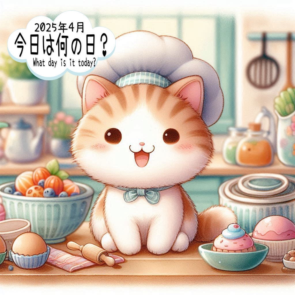 2025年4月の「今日は何の日?」&「おやすみアニマル30枚」