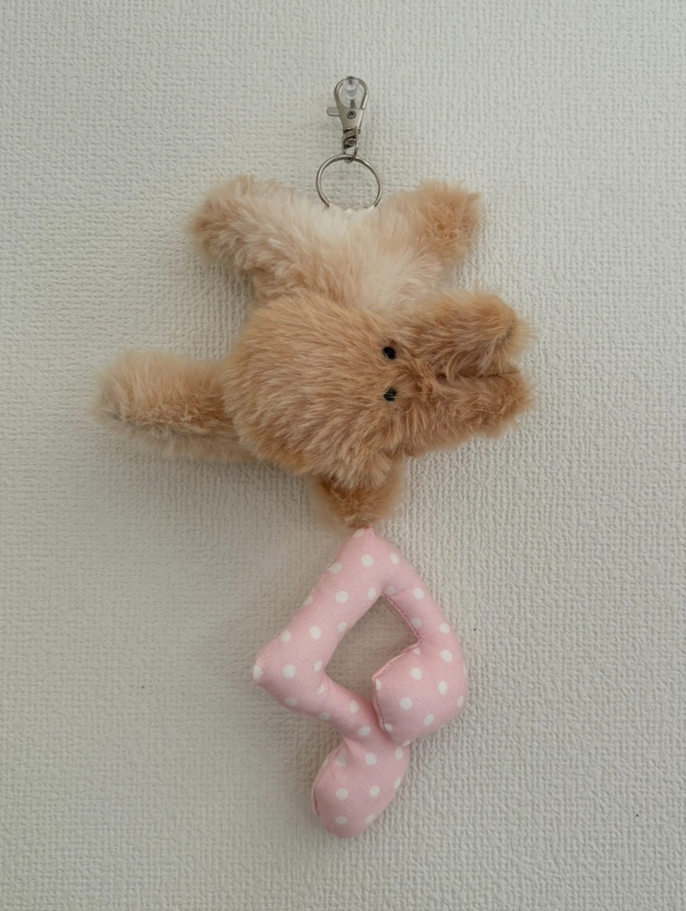 さかだちうささん🎵(茶うさ×ピンクおんぷ)