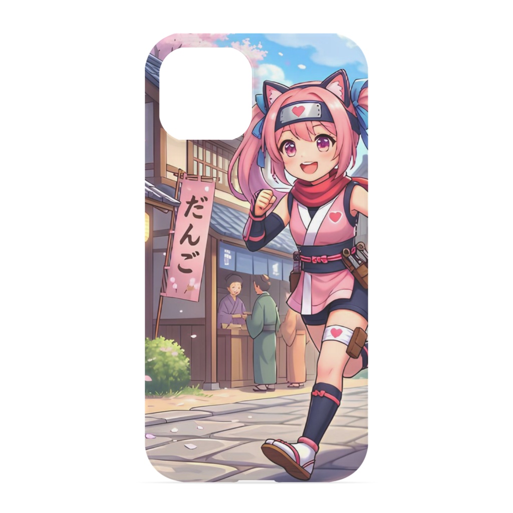 女忍者がかわいいiPhoneケース