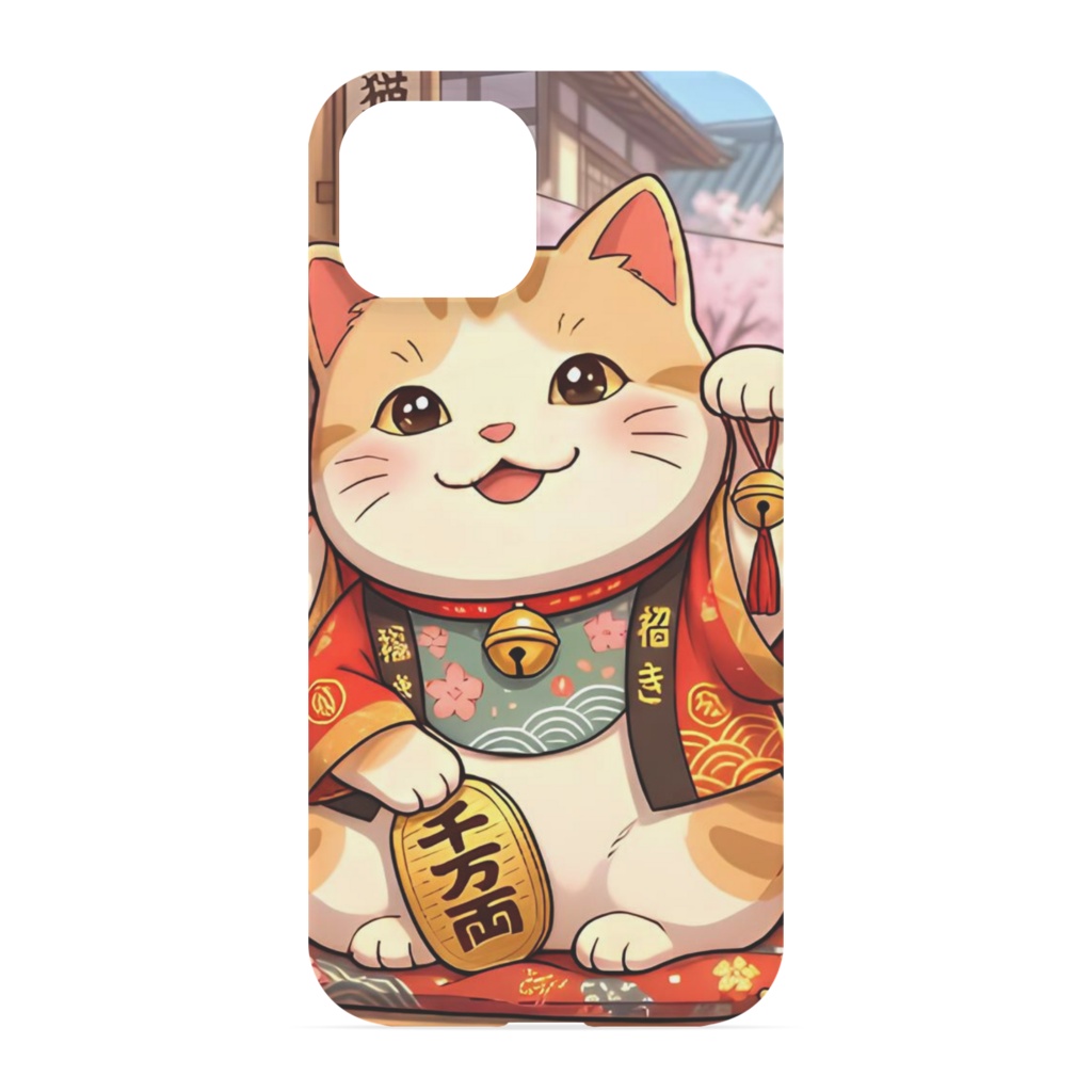 招き猫のiPhoneケース