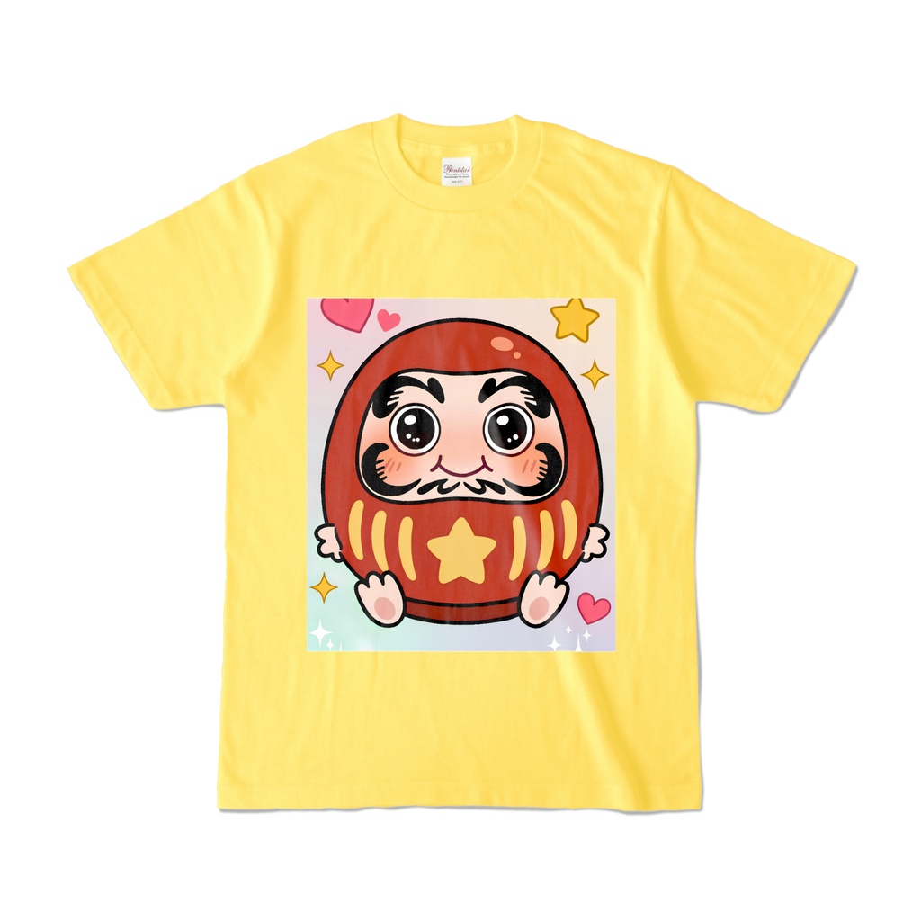 開運だるまのカラーTシャツ