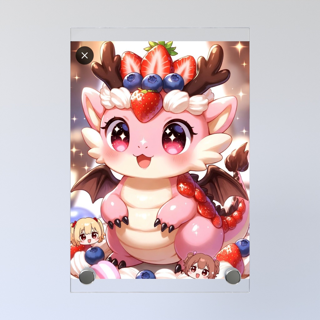 スイーツドラゴンのアクリルフォトパネル