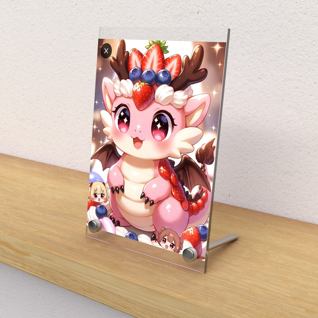 スイーツドラゴンのアクリルフォトパネル