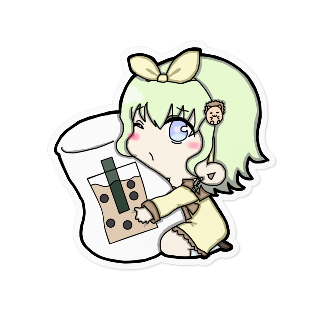 マモ子ステッカー