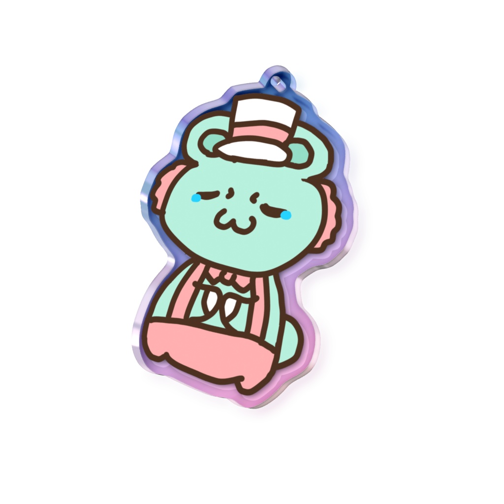 もこべあオーロラアクキー