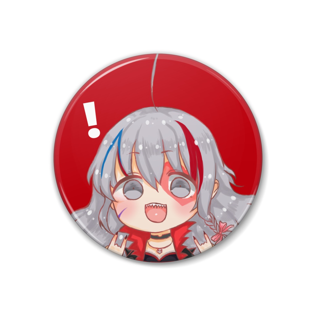 輝子缶バッジ2