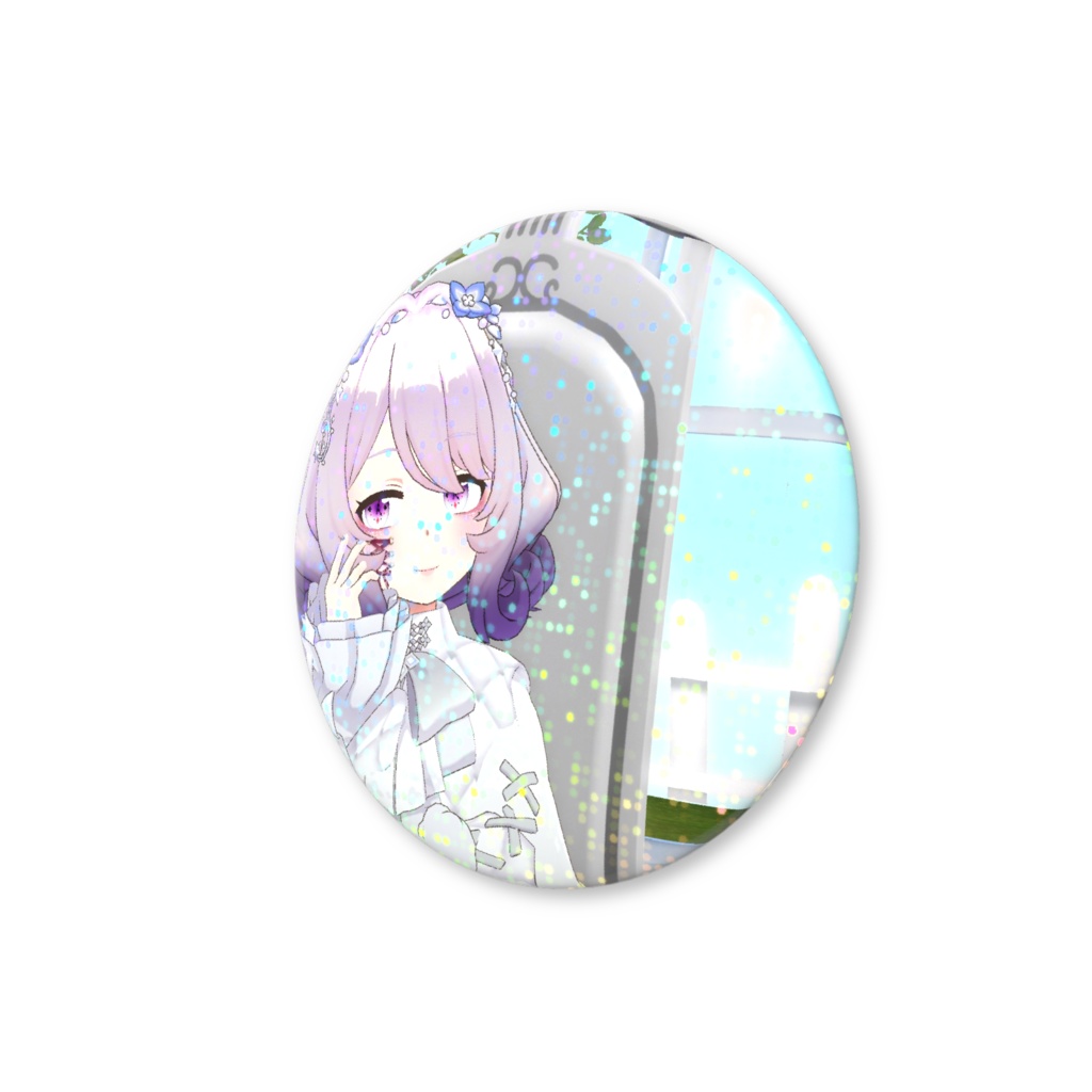 すまし顔なバッジ