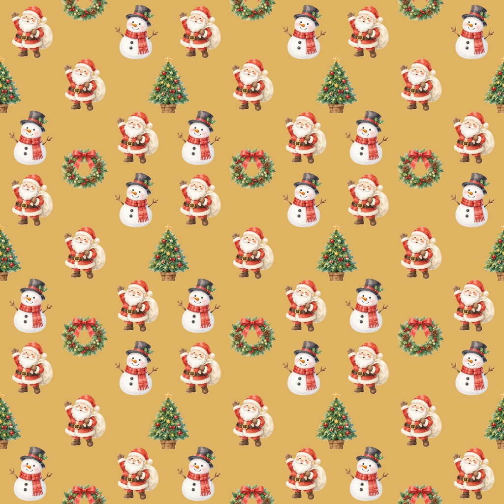【クリスマスのデジタルペーパー】15枚セット|PNG形式