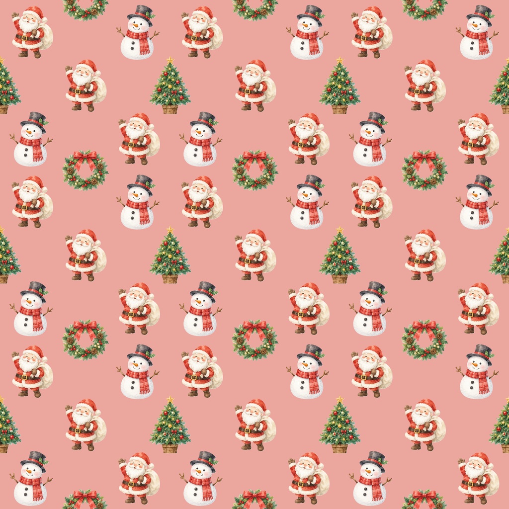 【クリスマスのデジタルペーパー】15枚セット|PNG形式