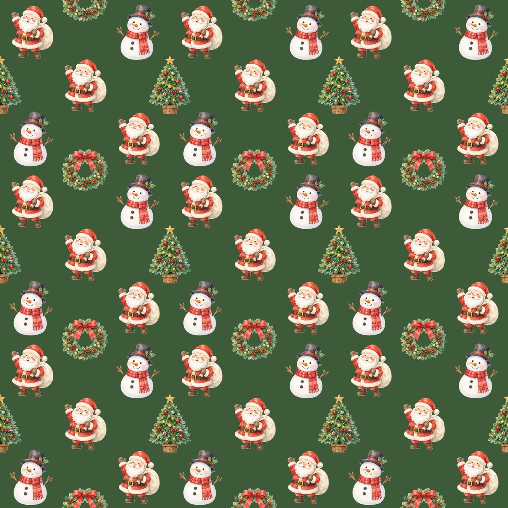 【クリスマスのデジタルペーパー】15枚セット|PNG形式