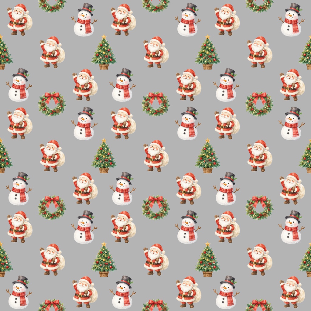 【クリスマスのデジタルペーパー】15枚セット|PNG形式
