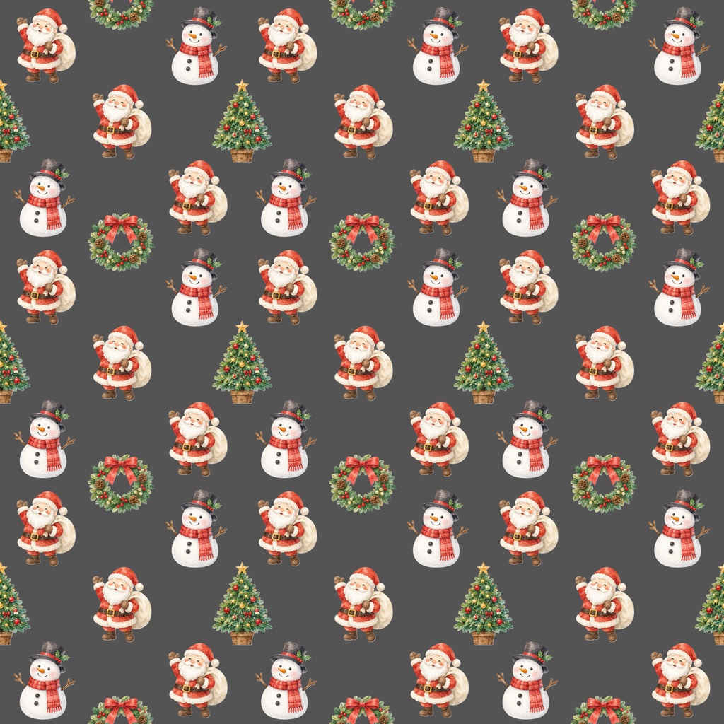 【クリスマスのデジタルペーパー】15枚セット|PNG形式