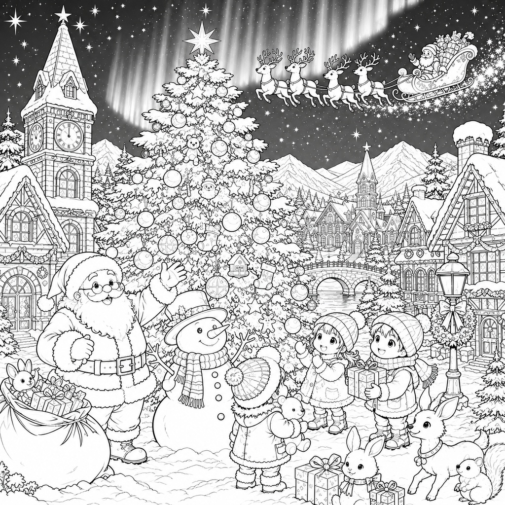 【クリスマスのデジタルペーパー】17枚セット|PNG形式