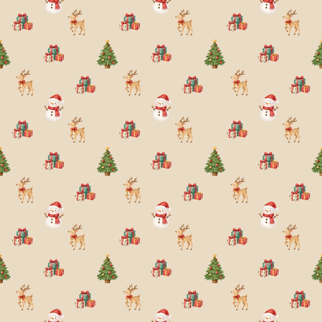 【クリスマスのデジタルペーパー】17枚セット|PNG形式