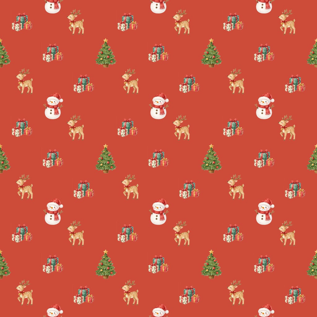 【クリスマスのデジタルペーパー】17枚セット|PNG形式