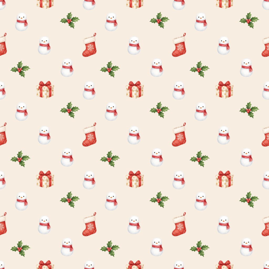 【クリスマスのデジタルペーパー】17枚セット|PNG形式