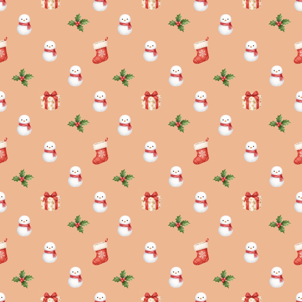 【クリスマスのデジタルペーパー】17枚セット|PNG形式