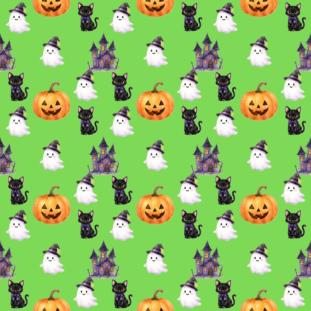 【ハロウィンのデジタルペーパー】17枚セット|PNG形式