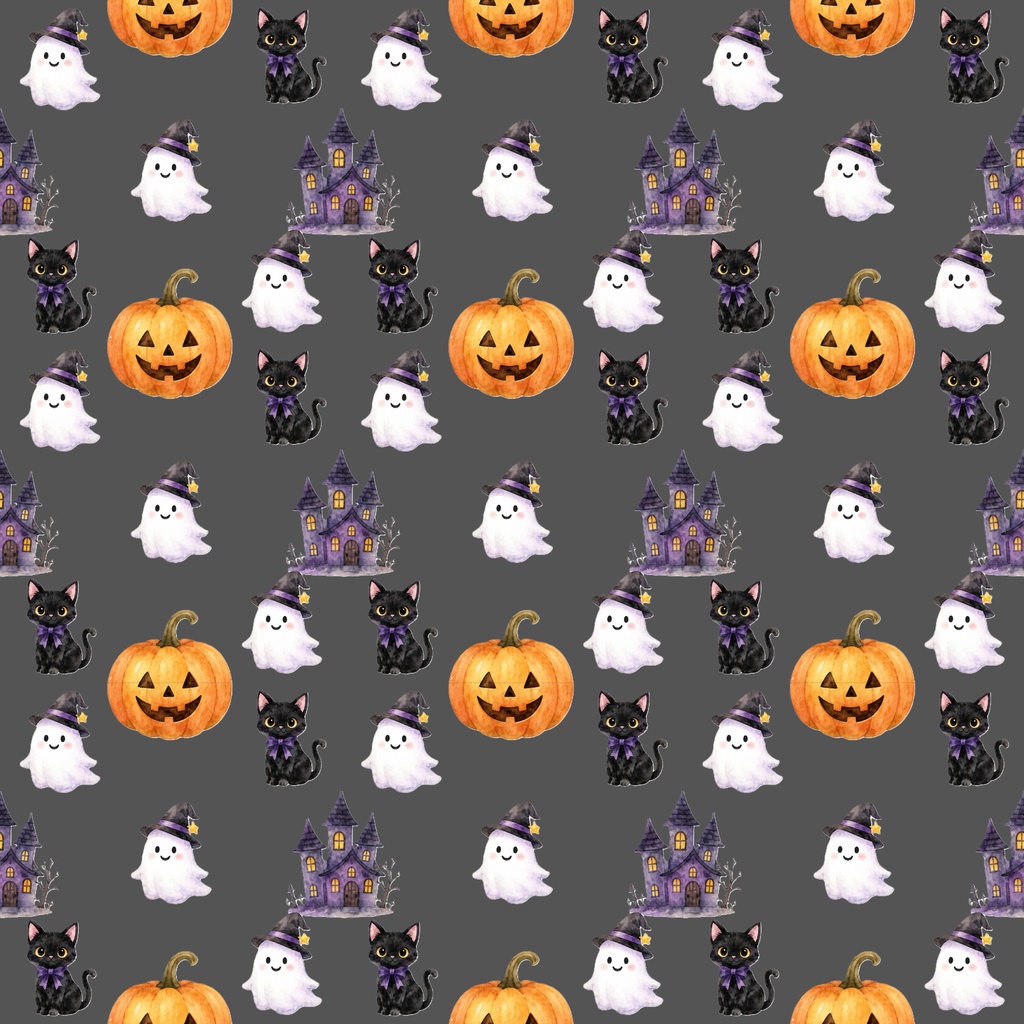 【ハロウィンのデジタルペーパー】17枚セット|PNG形式