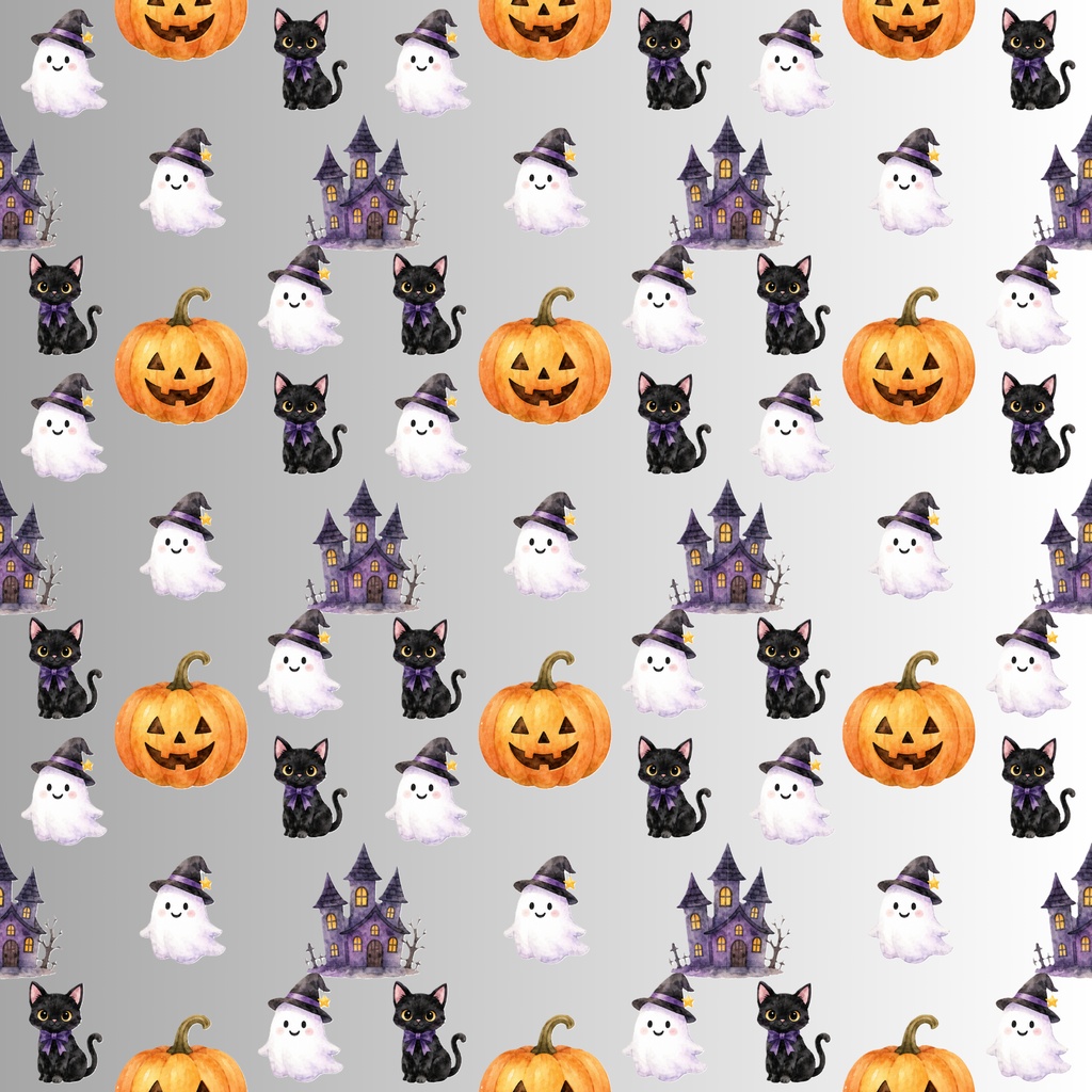 【ハロウィンのデジタルペーパー】12枚セット|PNG形式