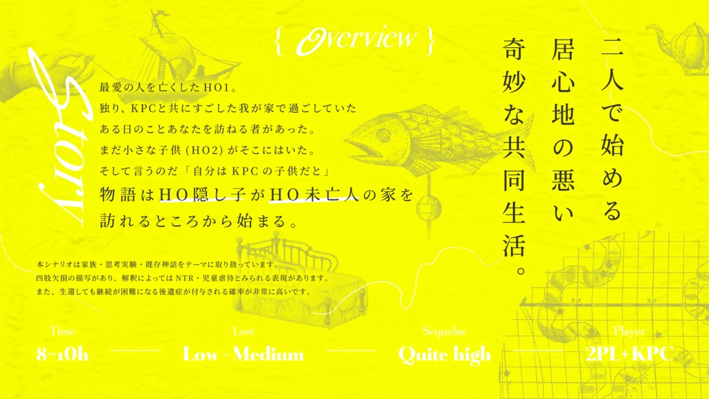 【CoCシナリオ】『白河夜船』【SPLL:E189797】