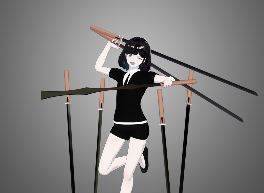 【Free】宝石の武器【VRCFury】