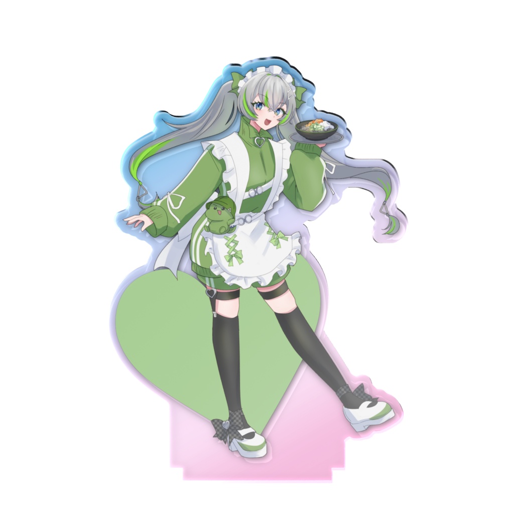 【ユニプロ二次創作】歩音ティナアクリルスタンド ジャージメイドVer