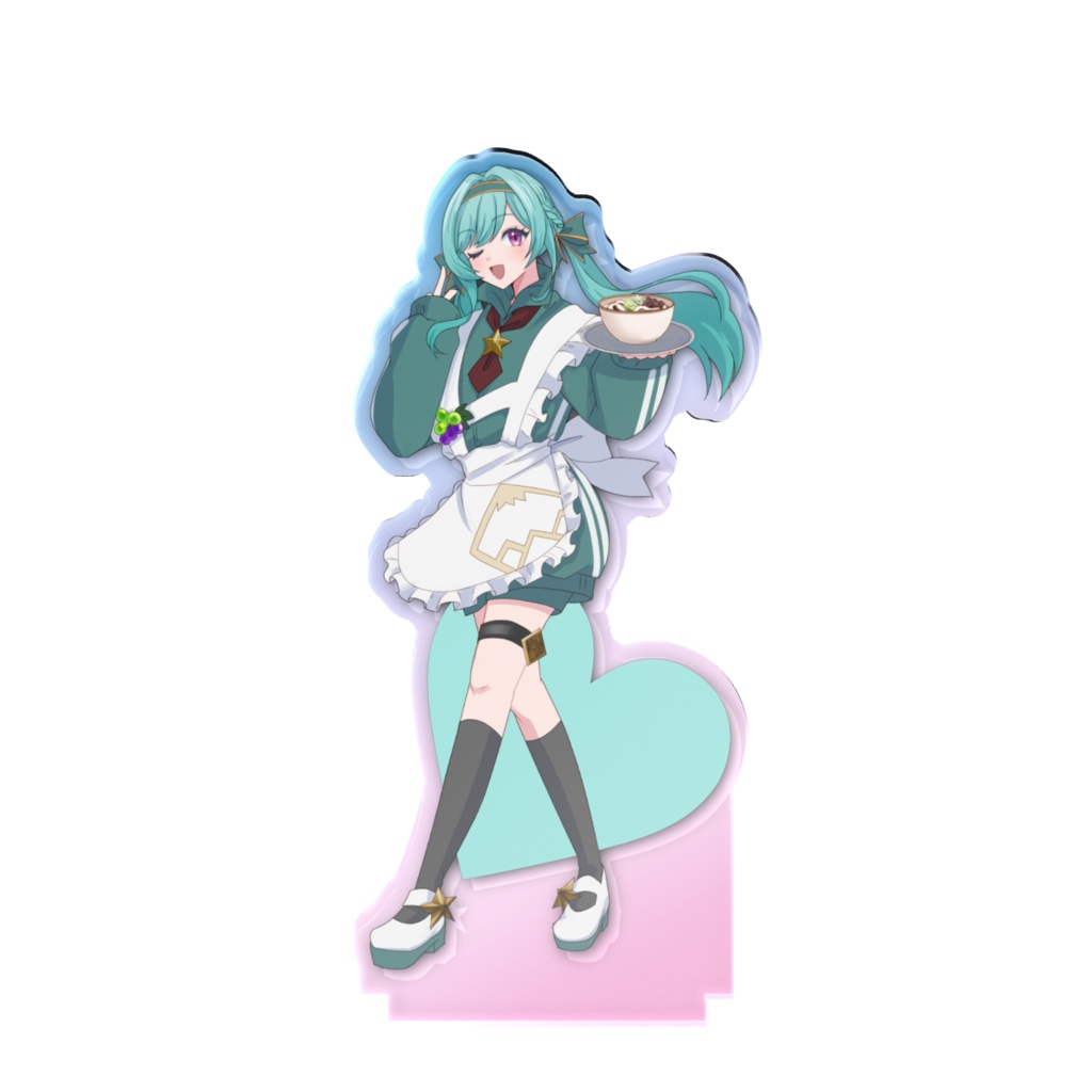 【ユニプロ二次創作】山奈しずくアクリルスタンド ジャージメイドVer