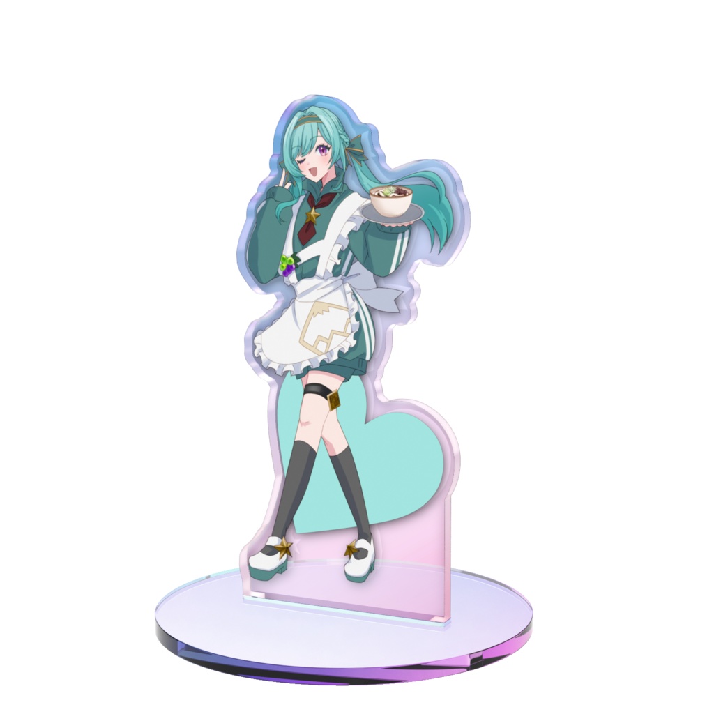 【ユニプロ二次創作】山奈しずくアクリルスタンド　ジャージメイドVer