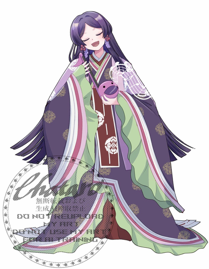 【二次創作】越前市公認行政系Vtuber紫式部ちゃんアクリルスタンド