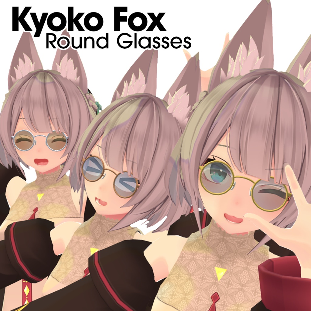 Kyoko Fox Round Glasses