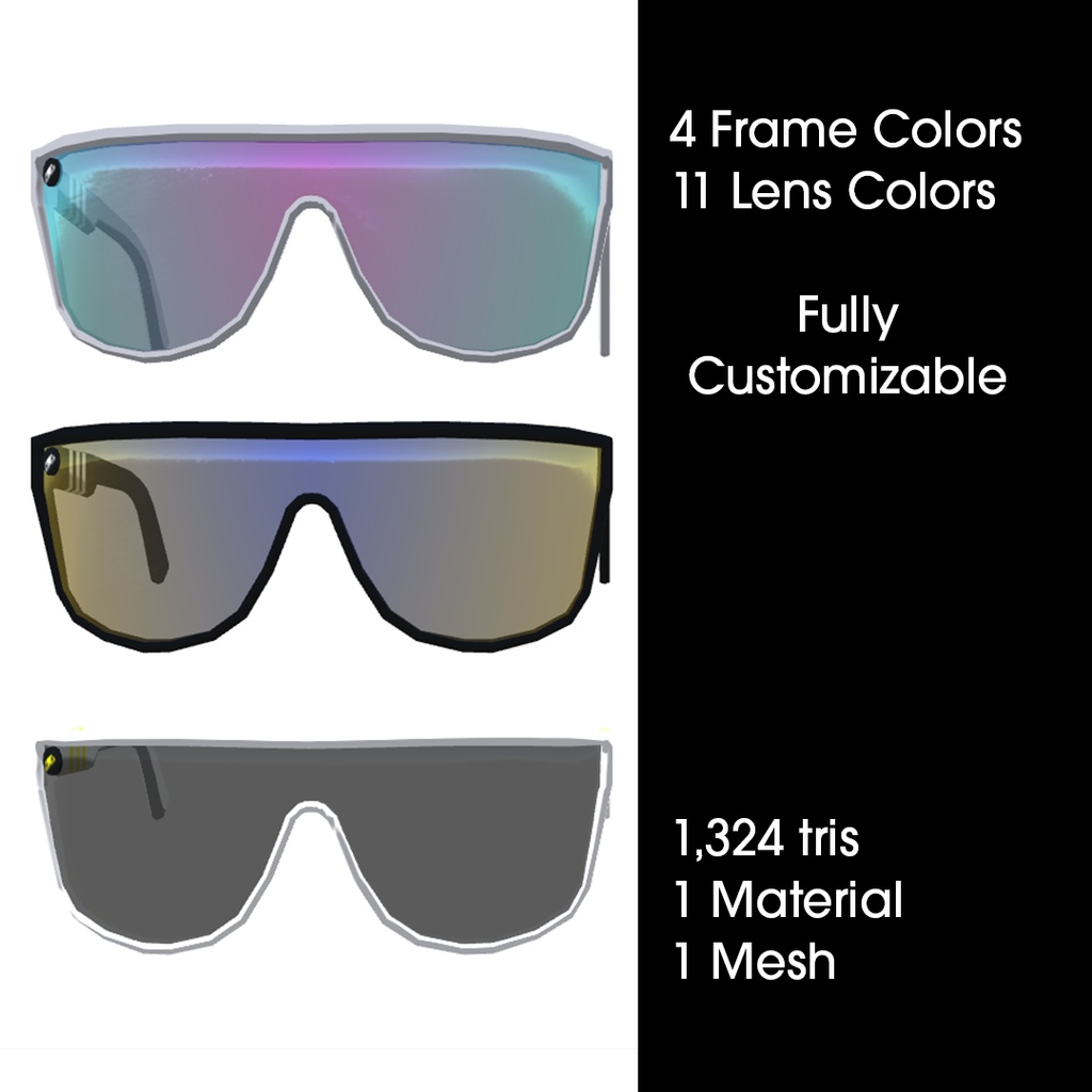 スポーティメガネ (Sporty Glasses)