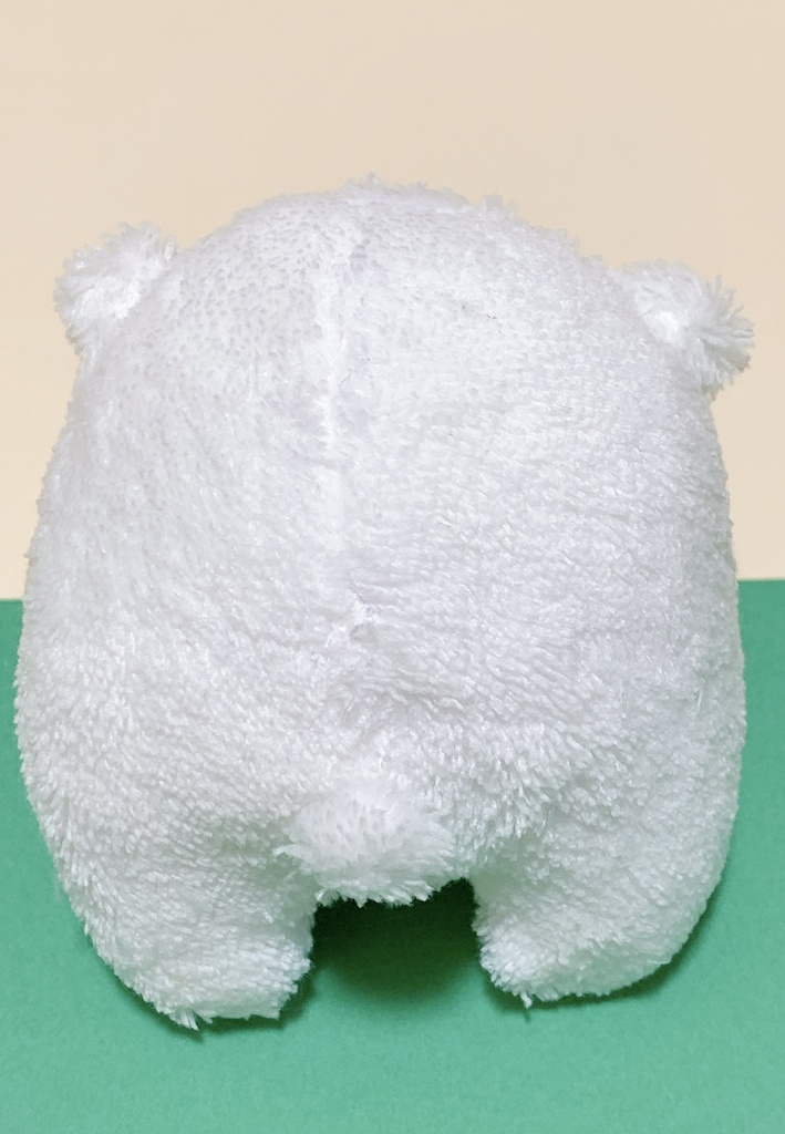 【値下げ中】ひとくちちょうだい🎵まるいしろくまぬいぐるみ