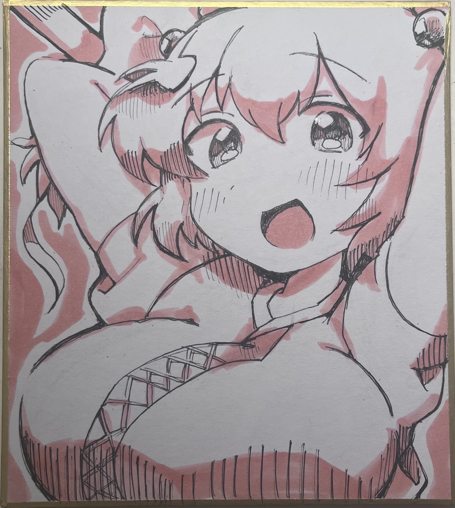 こまちー色紙🩷