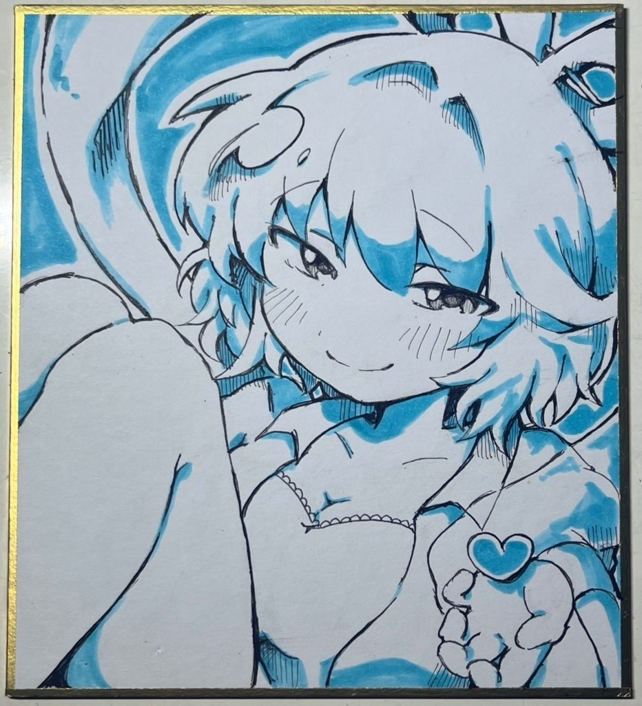 霍青娥の色紙🩵