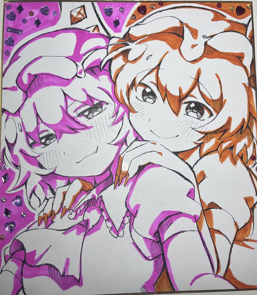 大きなレミフラ色紙💜‪🧡‬‪