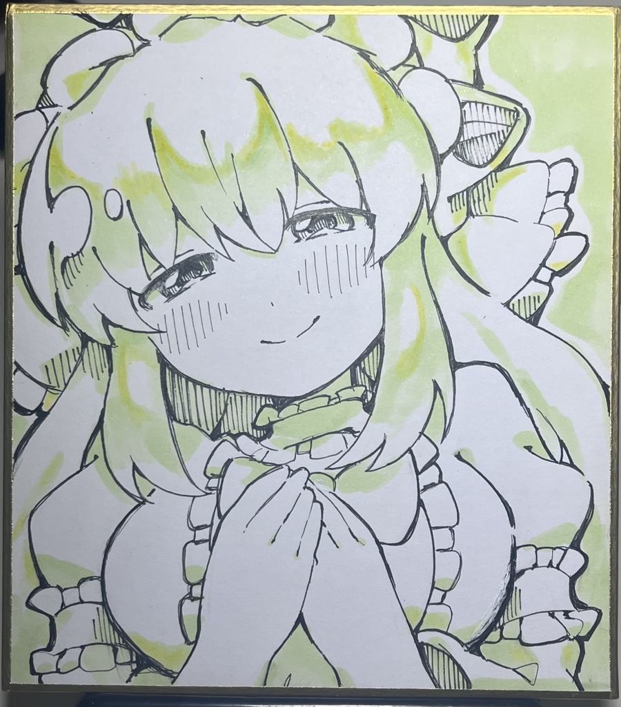 レイラの色紙‪💚