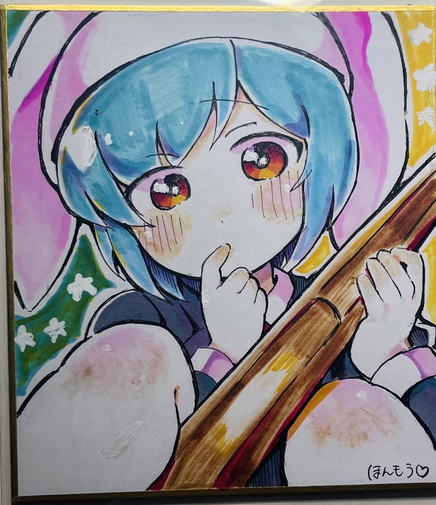 レイセンの色紙🩵