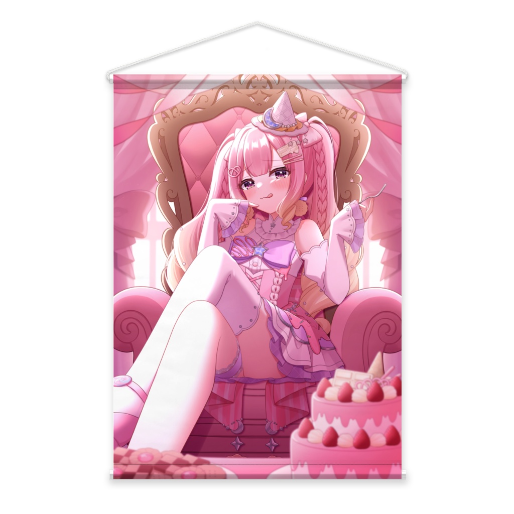 【甘皇みしゅ半年記念グッズ】B2タペストリー