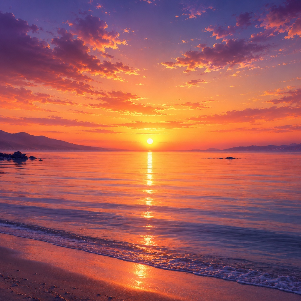 夕凪の海