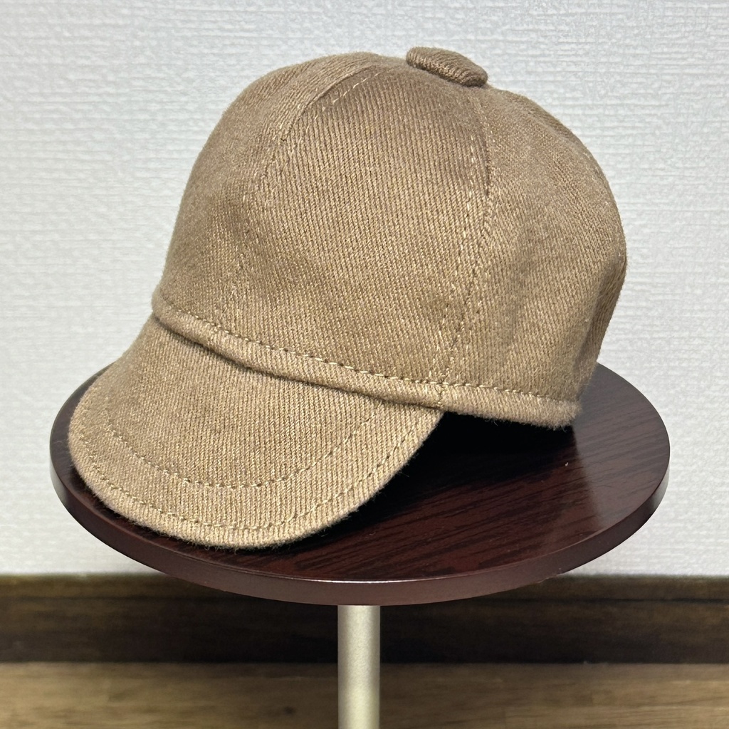 ぬいぐるみ キャップ 頭囲約20cmまで チノクロス（シナモン） ぬい 帽子