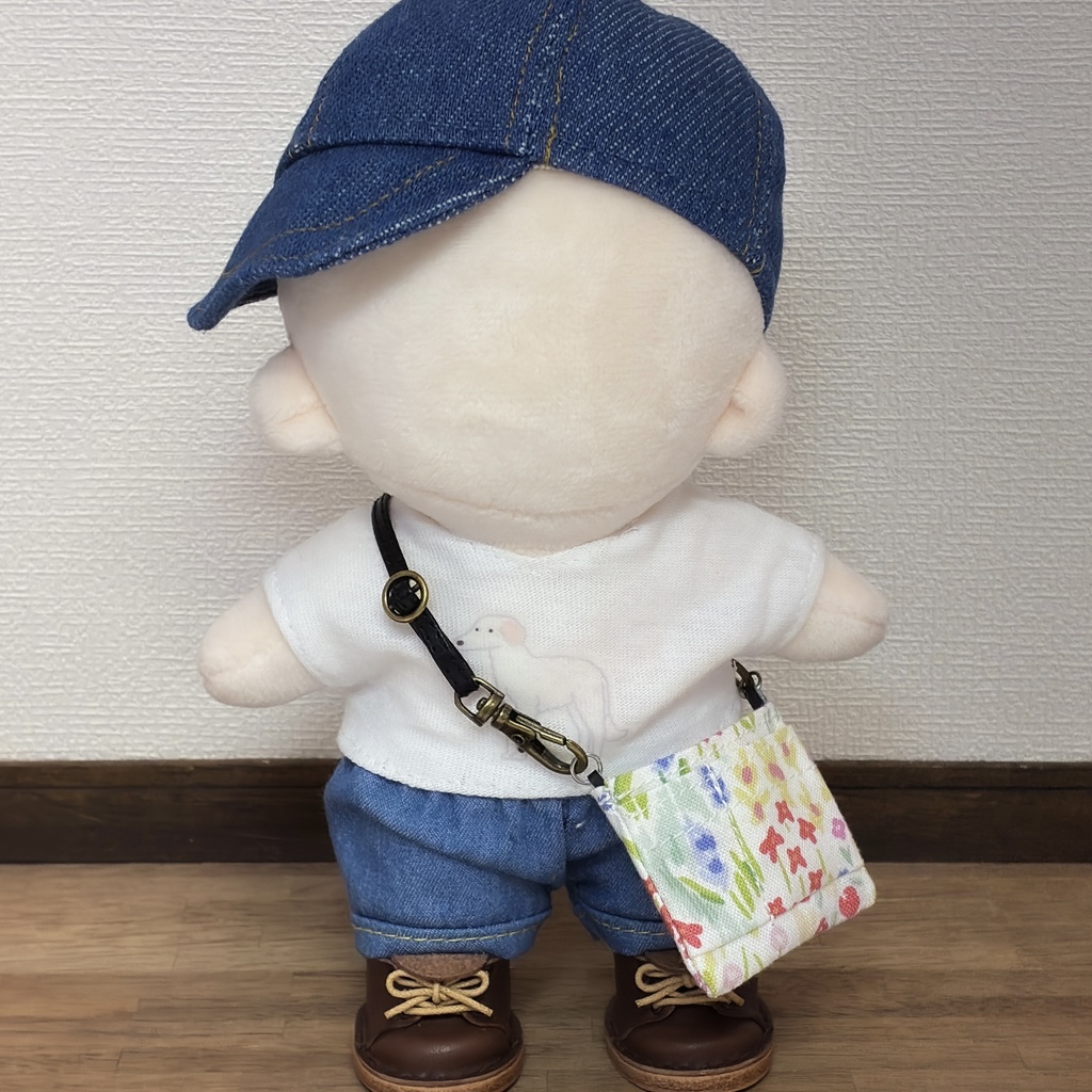 15cm ぬいぐるみサイズ 長さ調整可能ショルダーベルト