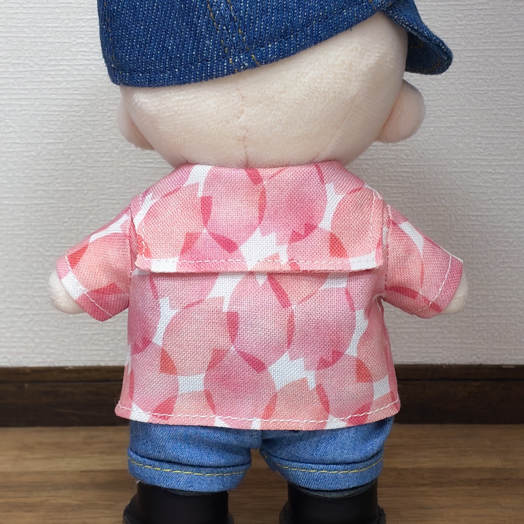 15cm〜ぬいぐるみサイズ さくらのセーラーカラーシャツ