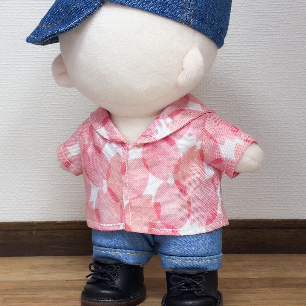 15cm〜ぬいぐるみサイズ さくらのセーラーカラーシャツ