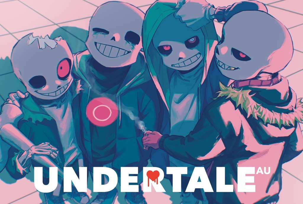 UndertaleAU ポストカード Undertale Postcard - うわああ… - BOOTH