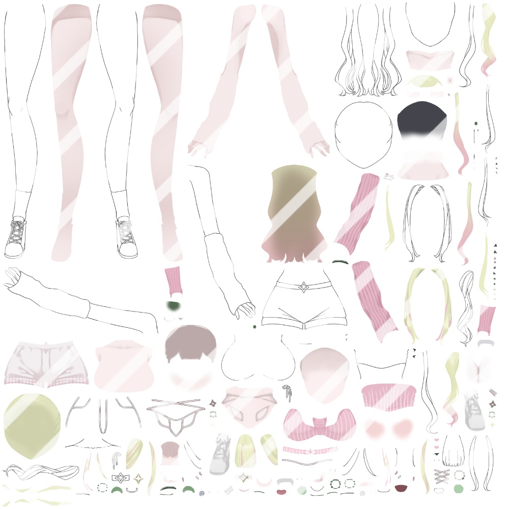 【Live2D Model】【汎用型モデル】𝕀 𝕞𝕚𝕤𝕤 𝕥𝕙𝕖 𝕤𝕦𝕞𝕞𝕖𝕣